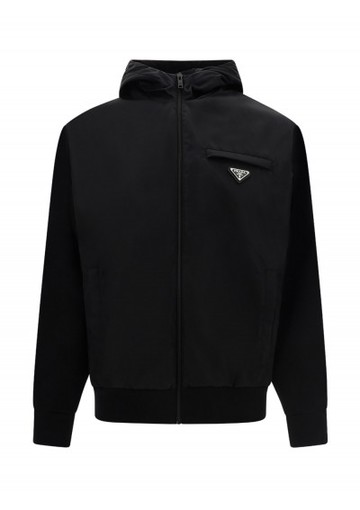 Prada - Hooded Jacket - Mens - Black