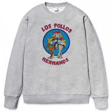 LOS POLLOS HERMANOS 中性大學T 刷毛 2色 電視影集BREAKING BAD絕命毒師