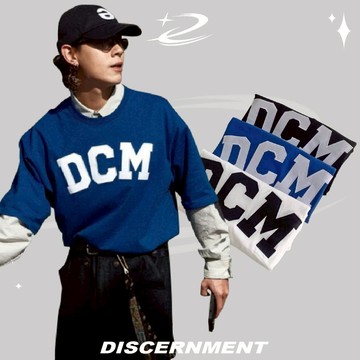 ☆LimeLight☆ DISCERNMENT EMBROIDERY 貼布 刺繡 短T 寬鬆 美式復古 DCM-M05