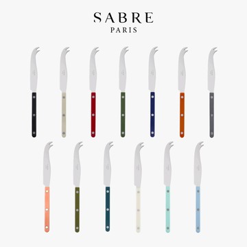 法國製 Sabre Paris 復古酒館 鈕扣起司刀 (多色選) - 紅