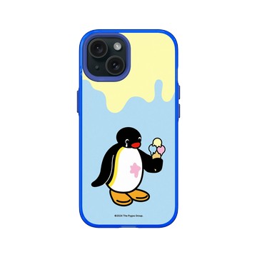 iPhone 15 Clear 激光藍 - Pingu 企鵝家族 - Pingu - 我的冰淇淋