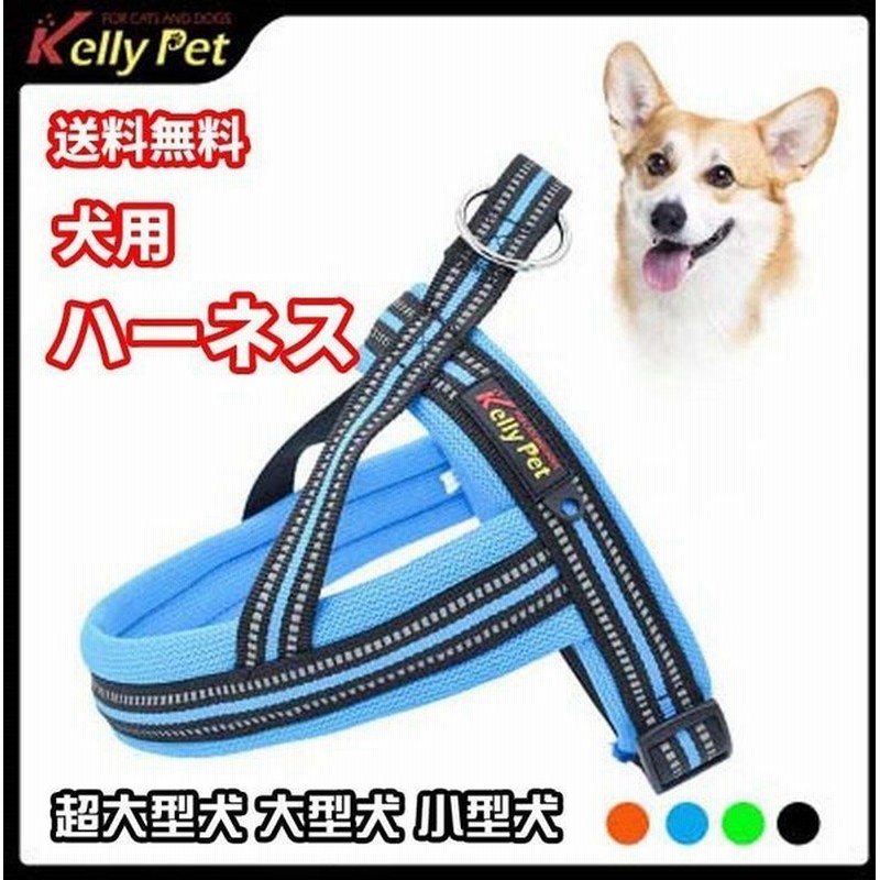Haoyi 犬 リード 引っ張り防止 犬用胴輪 首輪 調節可能 夜間反射材 ハーネス