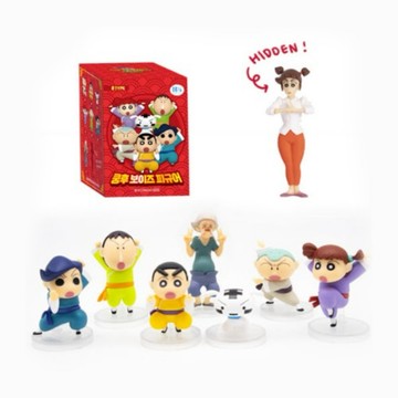 韓國蠟筆小新｜功夫小子公仔盲盒 /小新/小白/妮妮/風間/阿呆/擺飾公仔/卡通擺件/辦公桌療癒小物