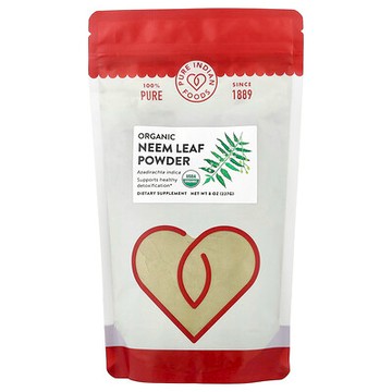 Pure Indian Foods, 有機印楝葉粉，8 盎司（227 克）