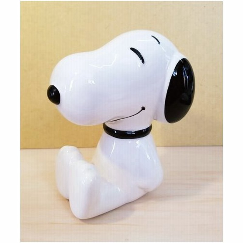 Snoopy スヌーピー 貯金箱 バンク 座り 小サイズ Bank 陶器 割れ物 インテリア 置物 雑貨 グッズ ギフト プレゼント ピーナッツ Spy 3 通販 Lineポイント最大get Lineショッピング