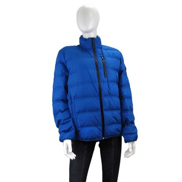 MICHAEL KORS 圓標LOGO藍色绗縫羽絨外套(男款/XS,S)