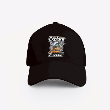 恐龍太空人 水洗棒球帽 夏日遮陽帽 可調式軟頂 戶外防曬帽