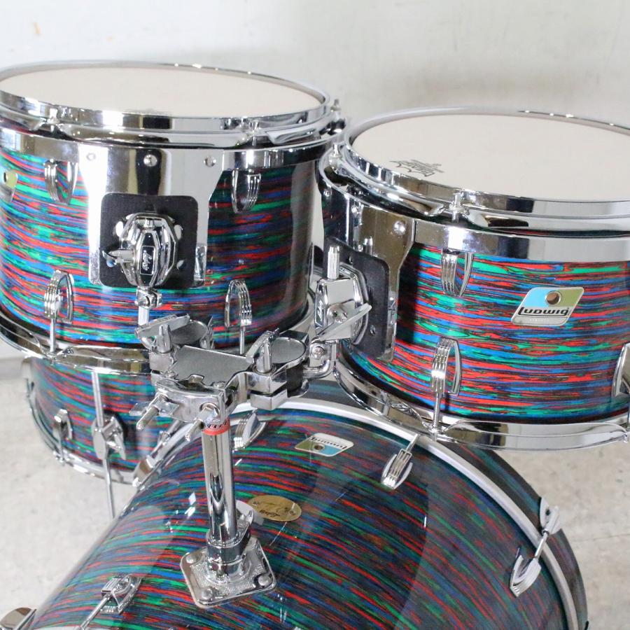 (中古)Ludwig   Classic Maple Limited 2002 Psychedelic Red 22 12 13 16 4pc ラディック ドラムセット(池袋店)