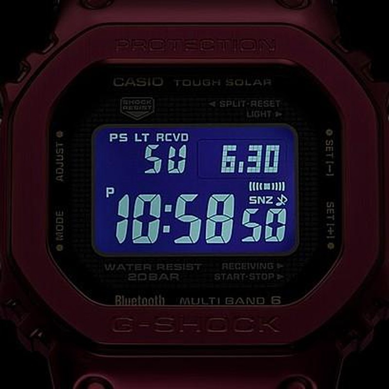 CASIO G-SHOCK ワインレッド 腕時計 CASIO G-SHOCK カシオ Gショック Connectedエンジン搭載