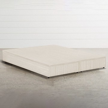 ASSARI-強化6分硬床座/床底/床架-雙大6尺白梧桐