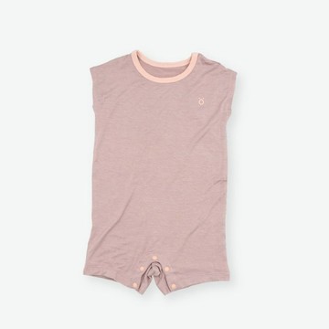 minihope輕柔感Baby連身裝-藕色