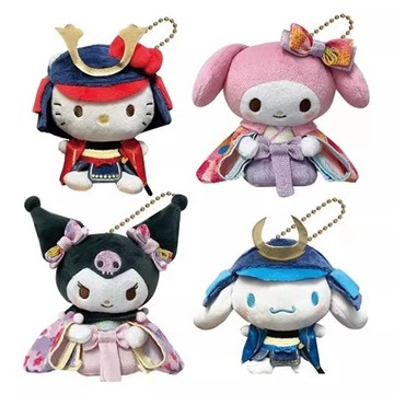 ✿AREA.TOY✿ 三麗鷗將軍造型絨毛珠鍊吊飾