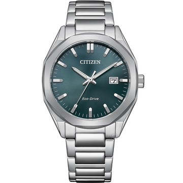 CITIZEN 光動能 八角形 日期 夜光 男錶 手錶-BM7620-83X/38mm