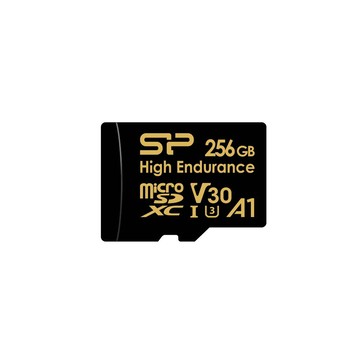 sp High Endurance microSD UHS-I U3, A1, V30 256G 高耐用記憶卡(附轉卡)