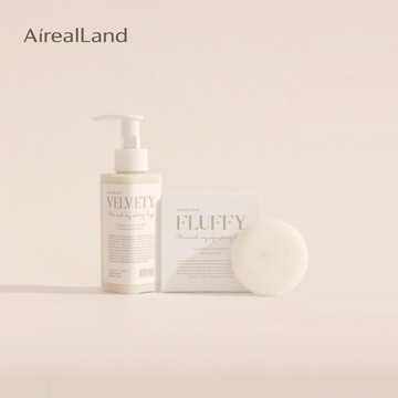 年零 AirealLand 金盞花髮根甦醒洗髮餅 80g + 金盞花深層護髮精華 125mL