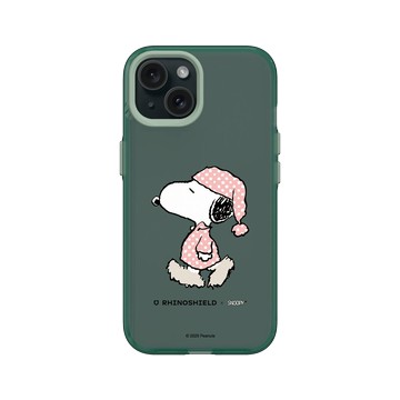 iPhone 15 Clear 憂墨綠 - 史努比 Snoopy - Snoopy Go to sleep