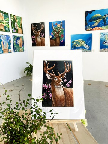 夜裡的微笑 l 藝術微噴 l 限量版畫 Giclée Art Prints