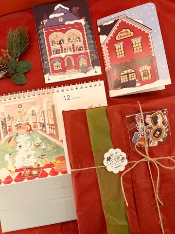 【交換禮物首選】2026 動物漫遊桌曆・聖誕卡片組