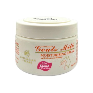 G&M 澳洲澳芝曼-潤澤修護肌膚維他命E綿羊油保養乳霜250g/罐-蜂蜜羊奶款(身體護理萬用霜,手足滋潤精華乳)
