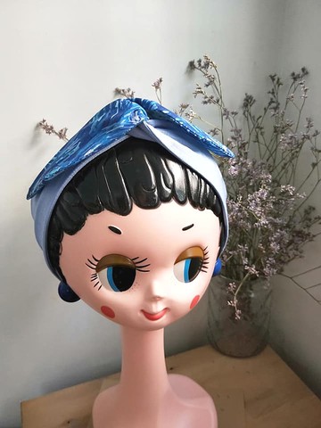 轉轉髮帶-印象派星夜