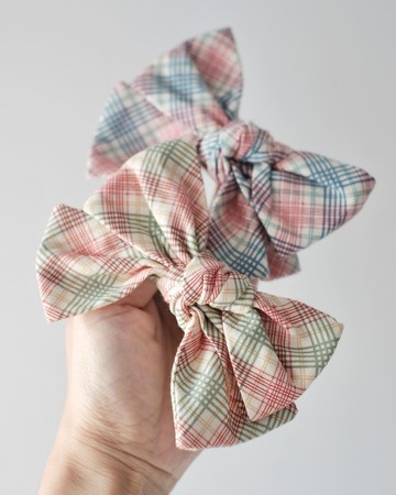 TARTAN 格紋寵物蝴蝶