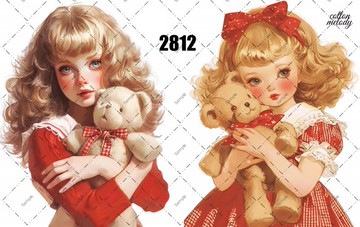 original sticker no.2812 人物貼紙 原創貼紙 原創人物貼紙 裝飾貼紙 cotton melody