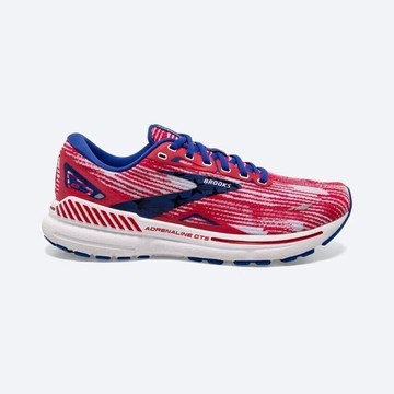 Brooks Adrenaline Gts 23 女 慢跑鞋 運動 休閒 支撐 緩衝 紅 藍 [1203811B631]