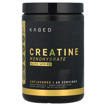 Kaged, Elite 系列，一水肌酸，原味，10.82 盎司（307 克）