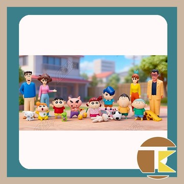 【115.1月預購】蠟筆小新 全員到齊系列 盲盒 盒玩 盲抽 收藏 娛樂 一中盒10入 愛蛋客