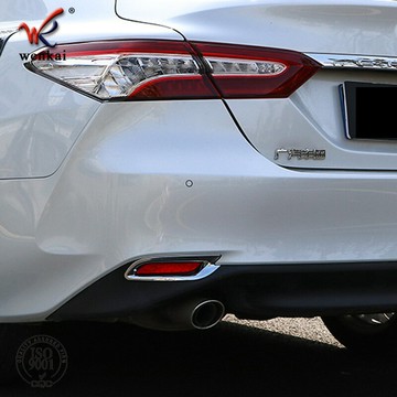 適用于2018款八代凱美瑞后霧燈框 18款凱美瑞普通版霧燈罩