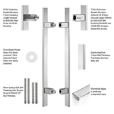 Togu tg-6018 300 mm / 12インチ正方形/長方形フラットバー/ h-shape