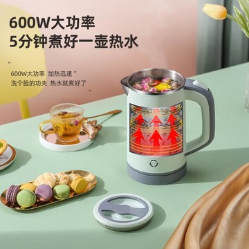 海外便攜式燒水壺家用小型電熱水壺旅行美國日本110v出口小家電