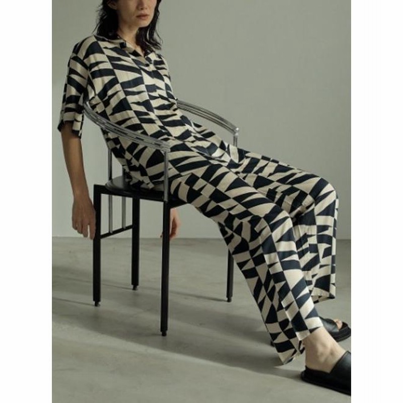 anuke アンヌーク Geometric Satin Pants 24春夏予約 62410711