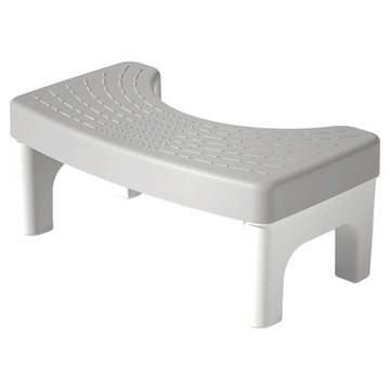 橡合杉 馬桶墊腳凳  灰色  38 x 22 x 17cm