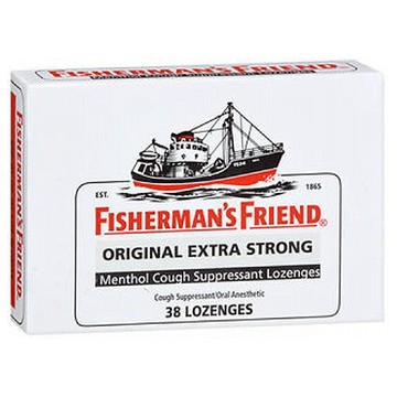 Fishermans Friend Cough Suppressant Lozenges Menthol 38 Each by Greenwood Brands Llc