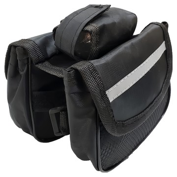 DIBOTE 迪伯特 自行車上管馬鞍包 W3150-4  黑色  1個