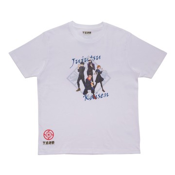 【咒術迴戰】集合 聯名T恤 #白 JK22A6-73WT