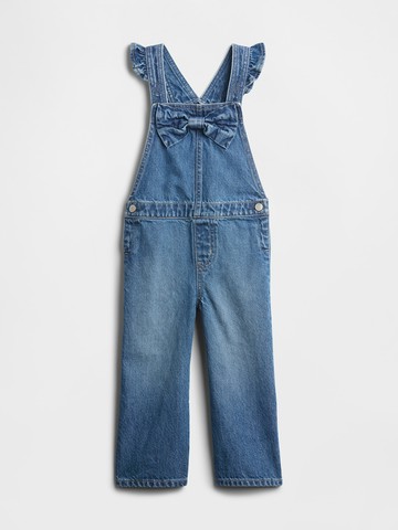 女幼童裝 牛仔吊帶褲-中度水洗