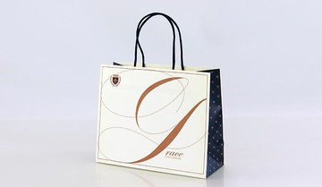 【基本量100個】紳士藍奶凍卷提袋 / AN03004