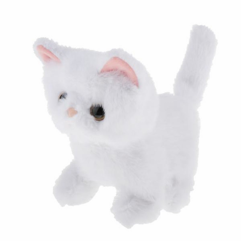 猫 動くおもちゃ 電動ロボット 動くぬいぐるみ 歩く 鳴く