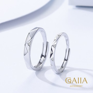 S925純銀對戒。喜歡你不只一種角度【情侶對戒】