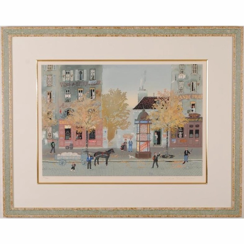 MONTAGNAC☆ 絵画 フランス作家 サイン入り MONTAGNAC☆ 絵画 フランス作家 サイン入り