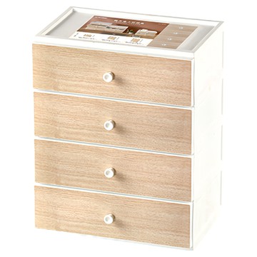 KEYWAY 聯府 楓木桌上收納盒 258 x 184 x 325mm 四層  UKY-00228  2個