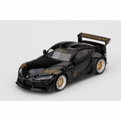 パンデム　トヨタ・GR・スープラ　V1.0(チェイスカー) - 左ハンドル仕様 Amazon | MINI GT 1/64 パンデム ミニカー GR スープラ V1.0