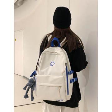 書包女韓版ins原宿大容量百搭初高中學生雙肩包森系簡約情侶背包