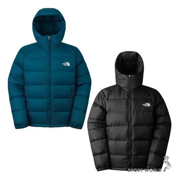 The North Face 北面 連帽羽絨外套 男裝 防潑水 藍綠/黑【運動世界】NF0A7W7G1NO/NF0A7W7GJK3