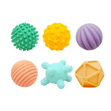 小牛津 5Q寶貝觸覺球6入