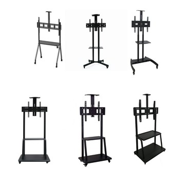 優樂悅~多功能電視支架 電視架移動架 落地掛架移動架直播帶貨廣告機支架 電視機支架 電視壁掛架 支架