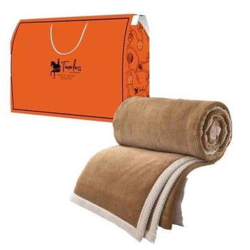 純色牛奶絨多功能蓋毯辦公室午睡毯沙發蓋毯空調毯可壓縮跨境專供