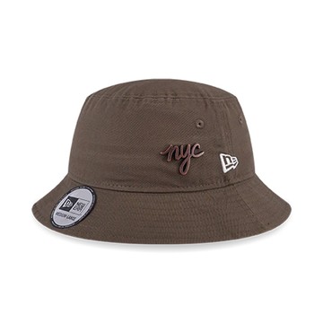 【NEW ERA】漁夫帽 01 NYC METAL BADGE NEW ERA 綠 戶外帽 男女款 -NE13773860